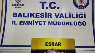 Balıkesir’de emniyet ekipleri tarafından yapılan asayiş, trafik ve huzur uygulamalarında