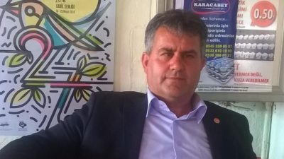 Bandırma’ya bağlı Yeni Yenice Mahallesi’nin Muhtarı İbrahim Okyay, geçirdiği kalp