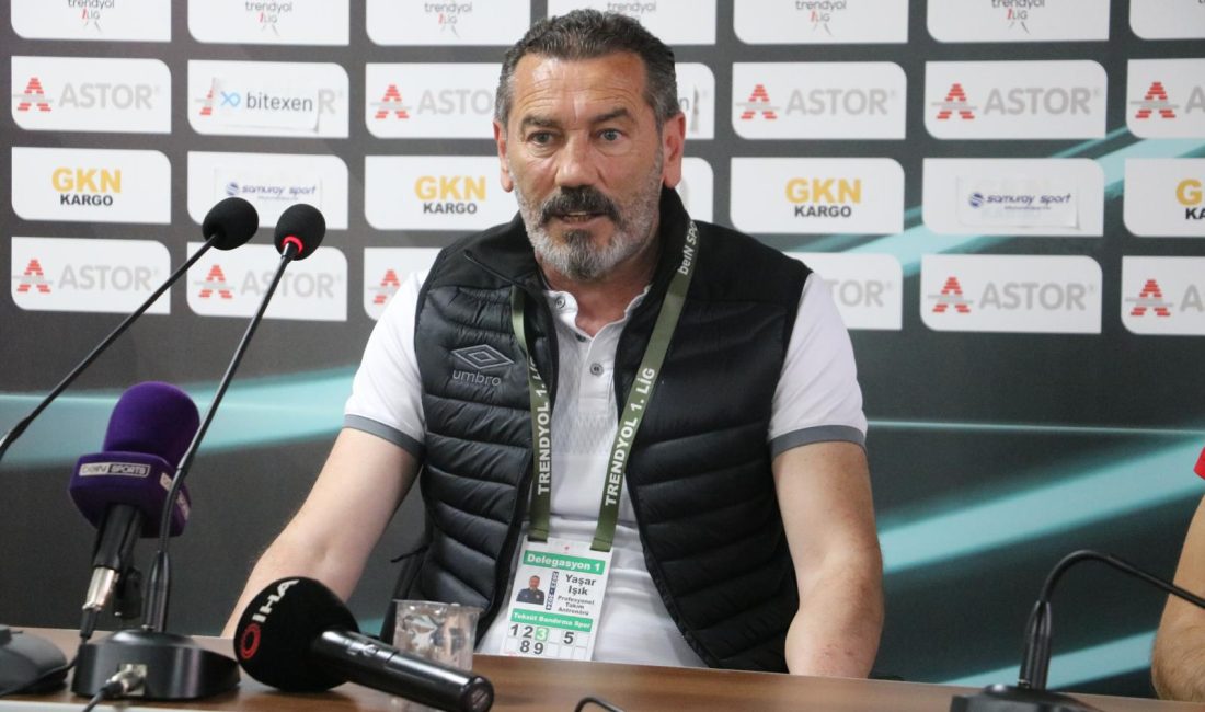 Yaşar Işık: “Ne olursa olsun kazanmamız gereken bir maçtı” Bandırmaspor Teknik Sorumlusu Yaşar Işık, Şanlıurfaspor karşılaşmasının ardından yaptığı açıklamada,