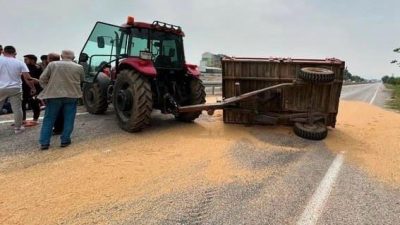  Gönen’de bir traktör ve kamyonetin karıştığı trafik kazasında 1 kişi