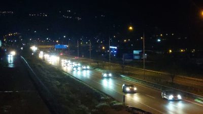 Ramazan Bayramı tatilinin 7. gününde tatilcilerin Tekirdağ-İstanbul yolunda dönüş yolculuğu