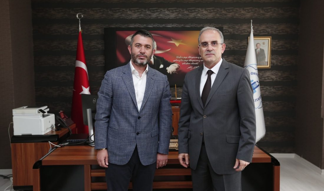 BANÜ Rektörü Prof. Dr. İsmail Boz’u ziyaret eden Arkas Holding