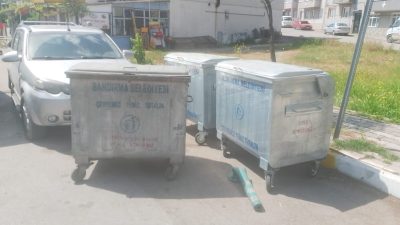 Bandırma Belediyesi tarafından kapsamlı temizlik çalışması gerçekleştirilerek çöp konteyneri eksik