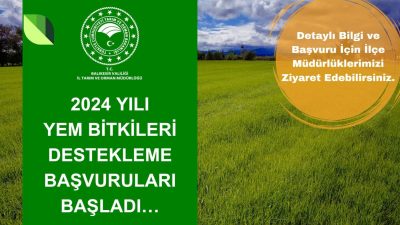 2024 yılında Tarım ve Orman Bakanlığı tarafından çiftçilere verilecek olan