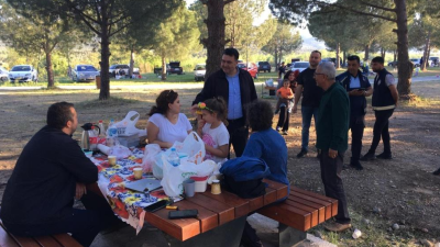 Havran Belediyesi tarafından yapılan Millet Bahçesi, bölgede piknikçilerin yeni gözdesi
