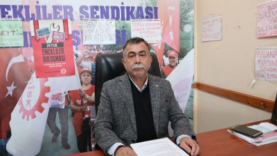 DİSK Emekli Sen Bandırma Şube Başkanı Levent Balkış, emeklilerin durumuna