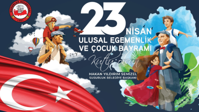 23 Nisan Ulusal Egemenlik ve Çocuk Bayramı’nda Susurluk’ta yüz boyama,