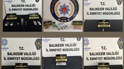 Balıkesir’in turizm olarak öne çıkan ilçelerinde uyuşturucu madde ticareti yaptığı