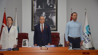 Bandırma Belediye Meclisi 2024-2029 döneminin ilk toplantısı Belediye Başkanı Dursun