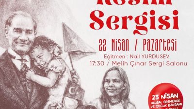 Bandırma Belediyesi tarafından çocukları eserlerinin yer alacağı “23 Nisan Resim