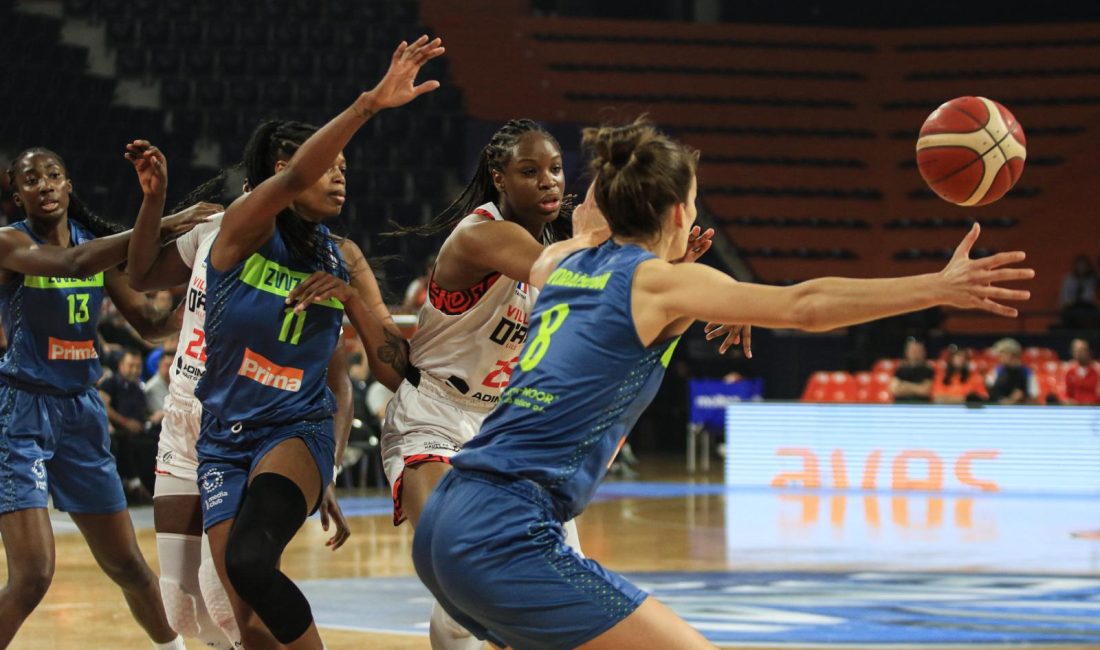 Kadınlar Euroleague Final Four: Villeneuve d’Ascq LM: 84 – ZVVZ USK Prag: 78 FIBA Kadınlar Euroleague Final Four (Dörtlü Final) yarı final maçında,