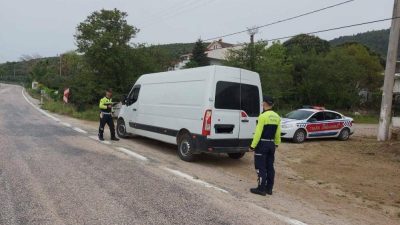 Balıkesir İl Jandarma Komutanlığı Trafik Jandarması, trafik güvenliğini artırmak amacıyla