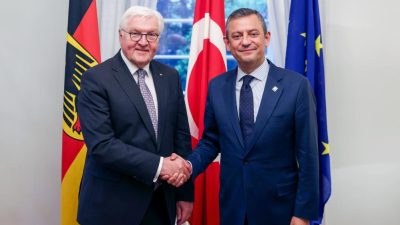 CHP Genel Başkanı Özgür Özel, Almanya Cumhurbaşkanı Frank-Walter Steinmeier ile