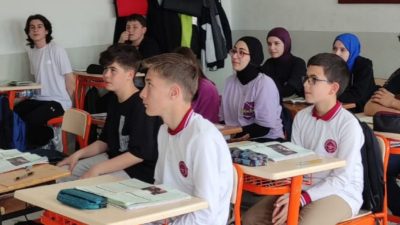 15 Temmuz Şehit Ramazan Konuş İmam Hatip Ortaokulu’nu ziyaret eden