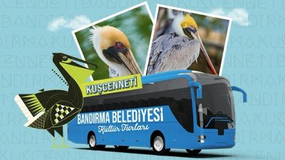 Bandırma Belediyesi, festival öncesinde Kuşcenneti Milli Parkı’na ücretsiz gezi programı
