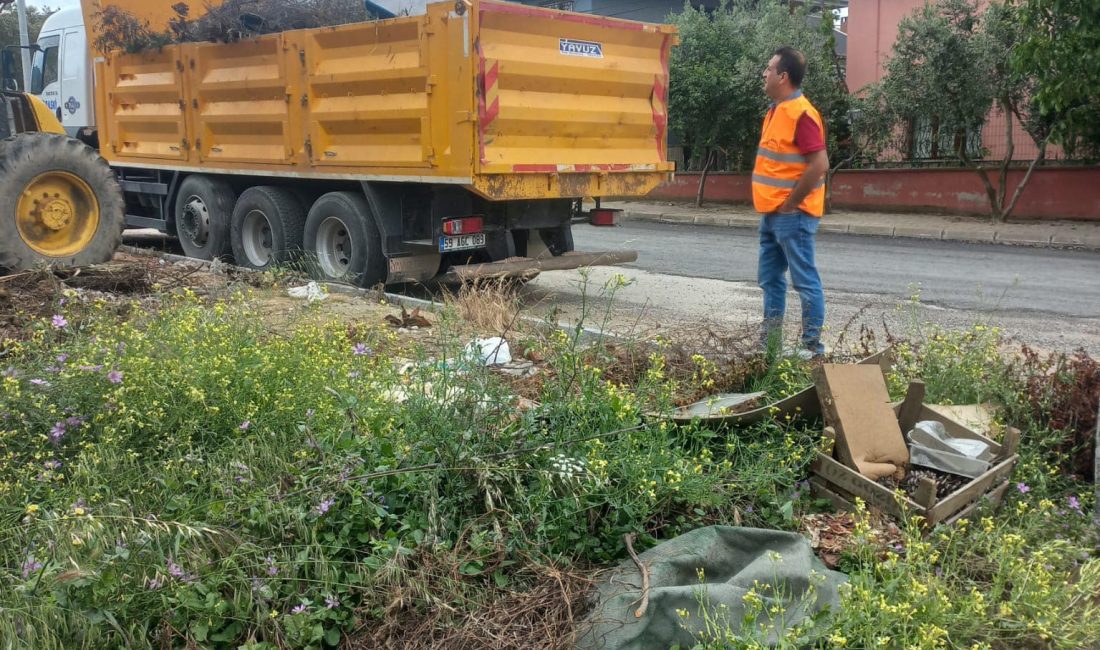 Erdek’te belediyeye bağlı ekipler tarafından ilçe genelinde kapsamlı temizlik çalışması