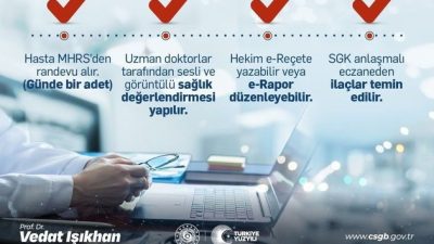 Çalışma ve Sosyal Güvenlik Bakanı Vedat Işıkhan, Sağlık Uygulama Tebliği