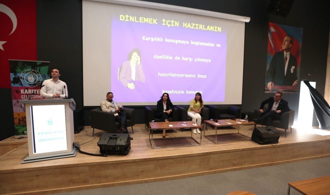 BANÜ’de 9’uncu Kariyer Günleri’nin ilk gününde alanında uzman kişiler tarafından