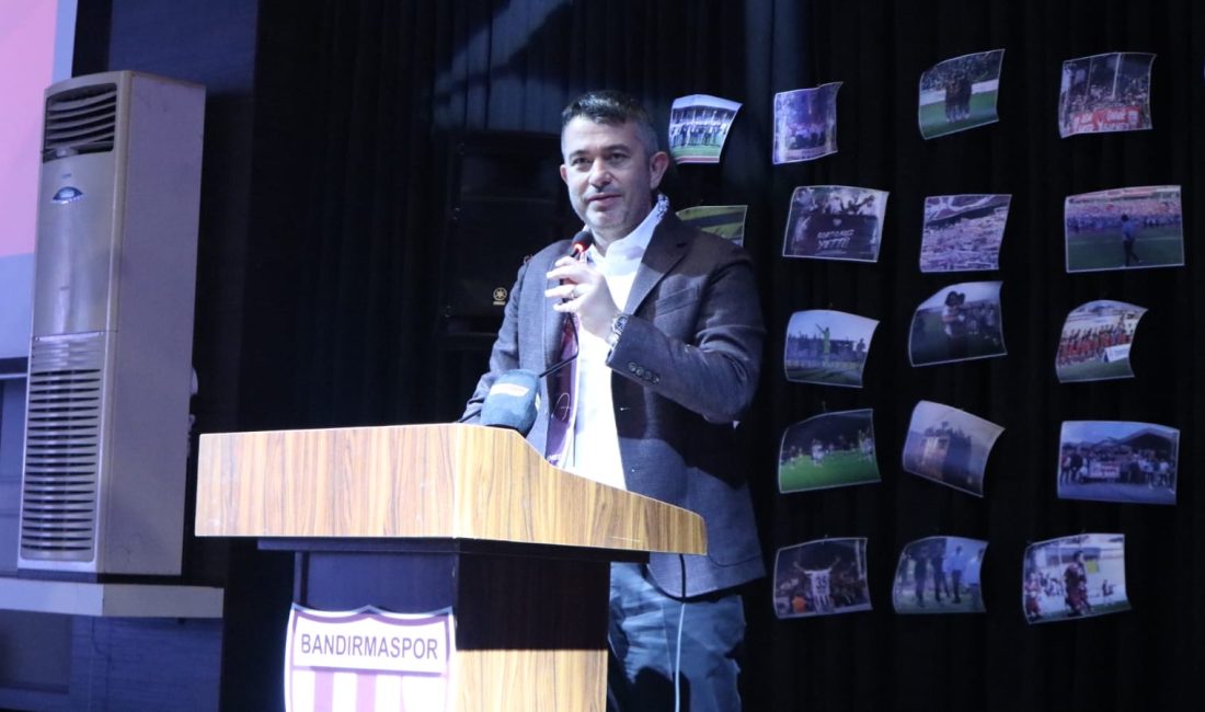 Başkan Göçmez’den unutulmaz veda Bandırmaspor Onursal Başkanı Onur Göçmez, Veda ve Teşekkür konulu basın
