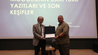 Bandırma Onyedi Eylül Üniversitesi’nde düzenlenen “Moğolistan’daki Türk Yazıtları ve Yeni
