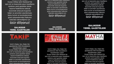 Cumhurbaşkanlığı tasarruf genelgesi nedeniyle Balıkesir Valiliği ve resmi kurumların aboneliklerini