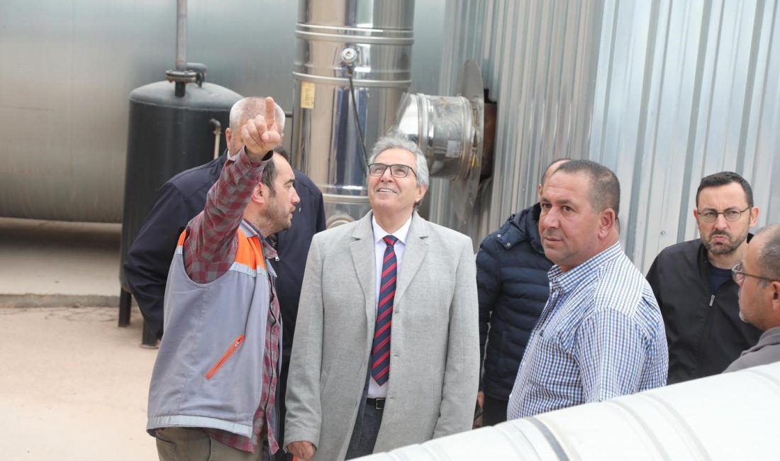 Bandırma Belediyesi Taş Ocağı ve Asfalt Tesisi’ni ziyaret eden Bandırma