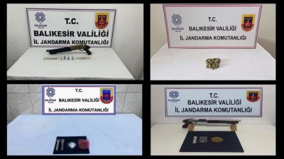 Balıkesir’in 4 ilçesinde düzenlenen uyuşturucu operasyonlarında 7 kişi gözaltına alındı.Edinilen