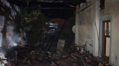 Gönen’de bulunan müstakil evde çıkan yangın büyük maddi hasara neden