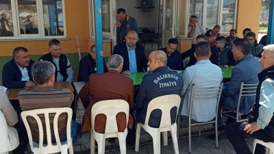 Pazarcılar Odası ve Pazarcı esnafıyla buluşan Gönen Belediye Başkanı, esnafların