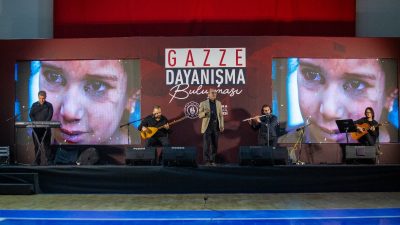 BANÜ’de gerçekleştirilen “Gazze Dayanışma Buluşması”nda İstanbul Üniversitesi İlahiyat Fakültesi Öğretim