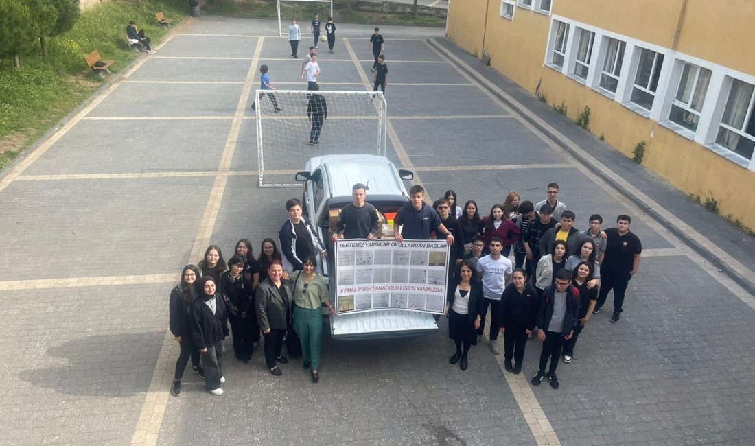 Bandırma Kemal Pireci Anadolu Lisesi öğrencileri tarafından proje kapsamında hazırlanan