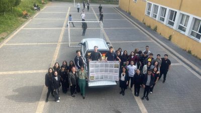 Bandırma Kemal Pireci Anadolu Lisesi öğrencileri tarafından proje kapsamında hazırlanan