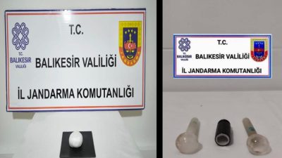 Balıkesir’de jandarmanın 2 ilçede 2 araca yönelik gerçekleştirdiği operasyonda çok