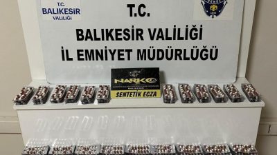 Balıkesir’de Narkotik ekipleri tarafından durulan aracın sahibi uyuşturucu ticareti suçundan