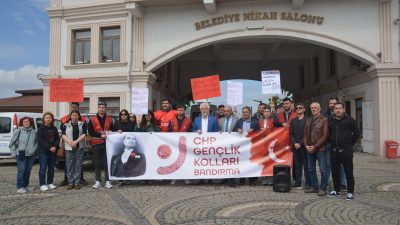 CHP Bandırma İlçe Gençlik Kolları, Balıkesir’de cinayete kurban giden motokurye