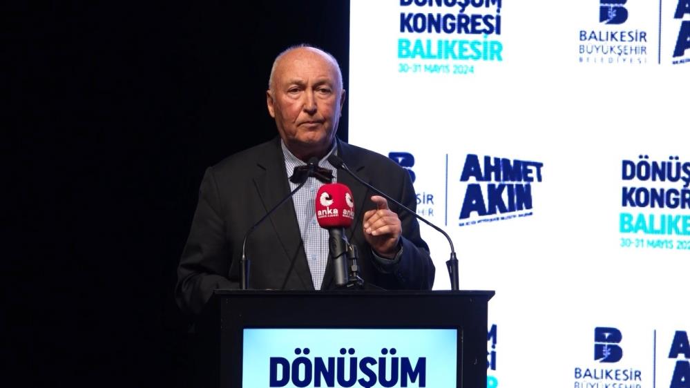 Deprem Bilimci Prof. Dr. Ercan: “10 yıl içinde Balıkesir’de yıkıcı deprem şaşırtmaz” Balıkesir Büyükşehir Belediyesi tarafından düzenlenen Balıkesir Dönüşüm Kongresi’nde konuşan Deprem