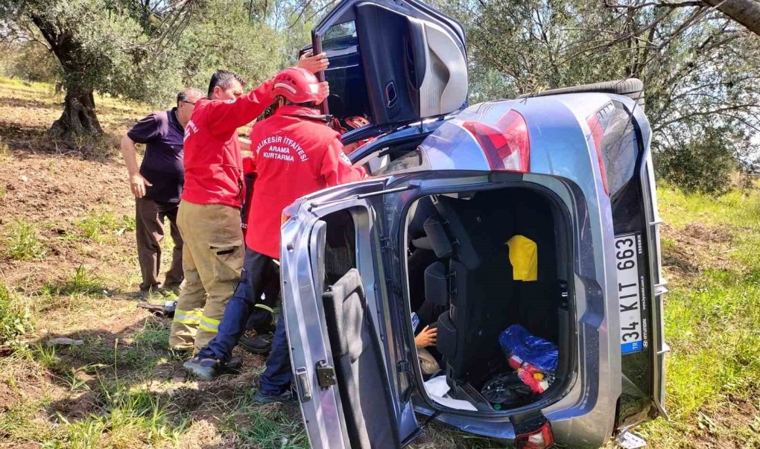 Havran’da trafik kazası: 3 yaralı Havran'da kontrolden çıkan otomobilin takla atması sonucu meydana gelen kazada