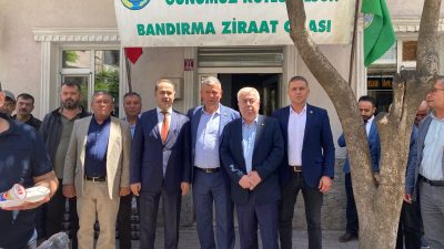 Bandırma Ziraat Odası tarafından Çiftçiler Günü kapsamında düzenlenen pilav hayrında