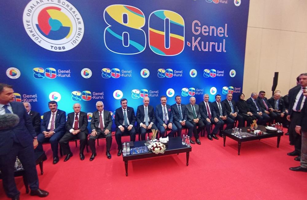 TOBB 80. Genel Kurulu akşam yemeği ATO Congresium’da yapıldı TOBB 80. Genel Kurulu akşam yemeği, Türkiye Odalar ve Borsalar