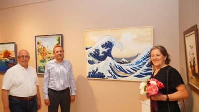 Ayvalık’ta her yıl geleneksel olarak kursiyerlerin çalışmalarının sergilendiği Ayvalık Kültür