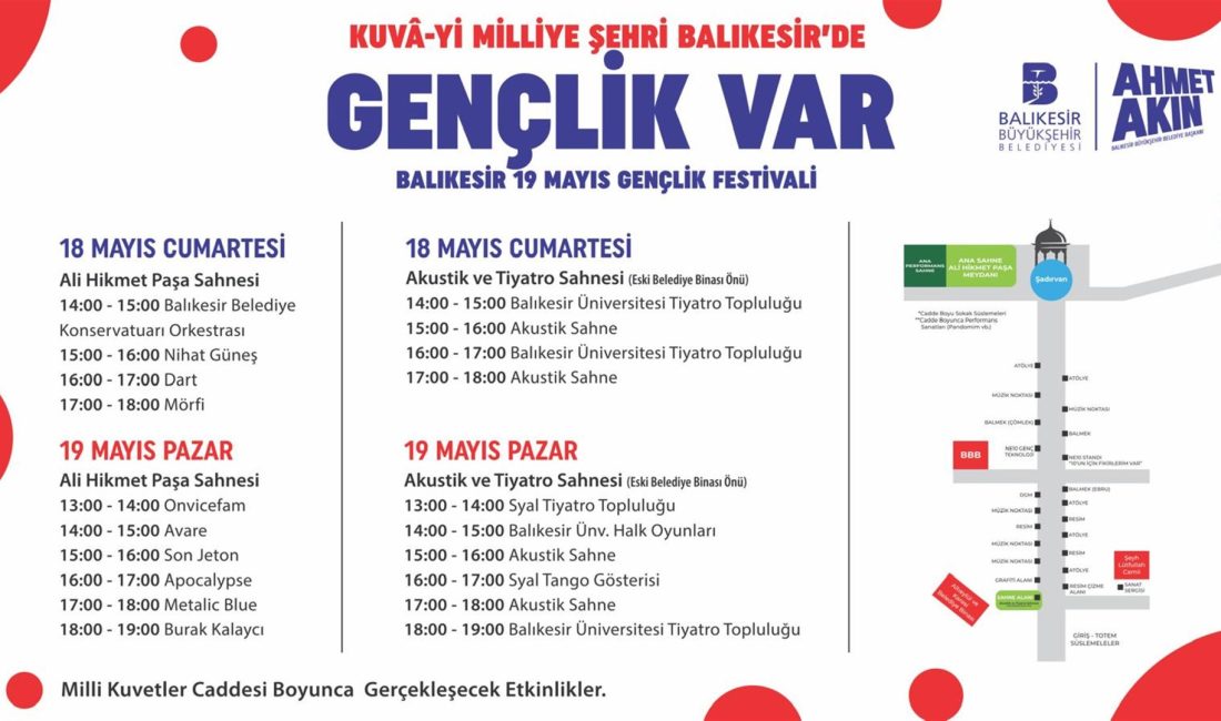 Balıkesir Büyükşehir Belediye Başkanı Ahmet Akın, 16-19 Mayıs günleri arasında