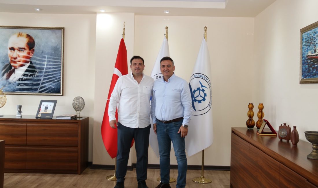 BTO Yönetim Kurulu Başkanı Adem Yılmaz’ı ziyaret eden BTO Üyesi