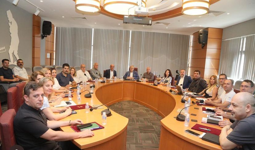 Bandırma’ya en iyi hizmet için çalışmalar değerlendirildi Bandırma’da yapılan ve yapılması planlanan çalışmalar için birim müdürleri ile