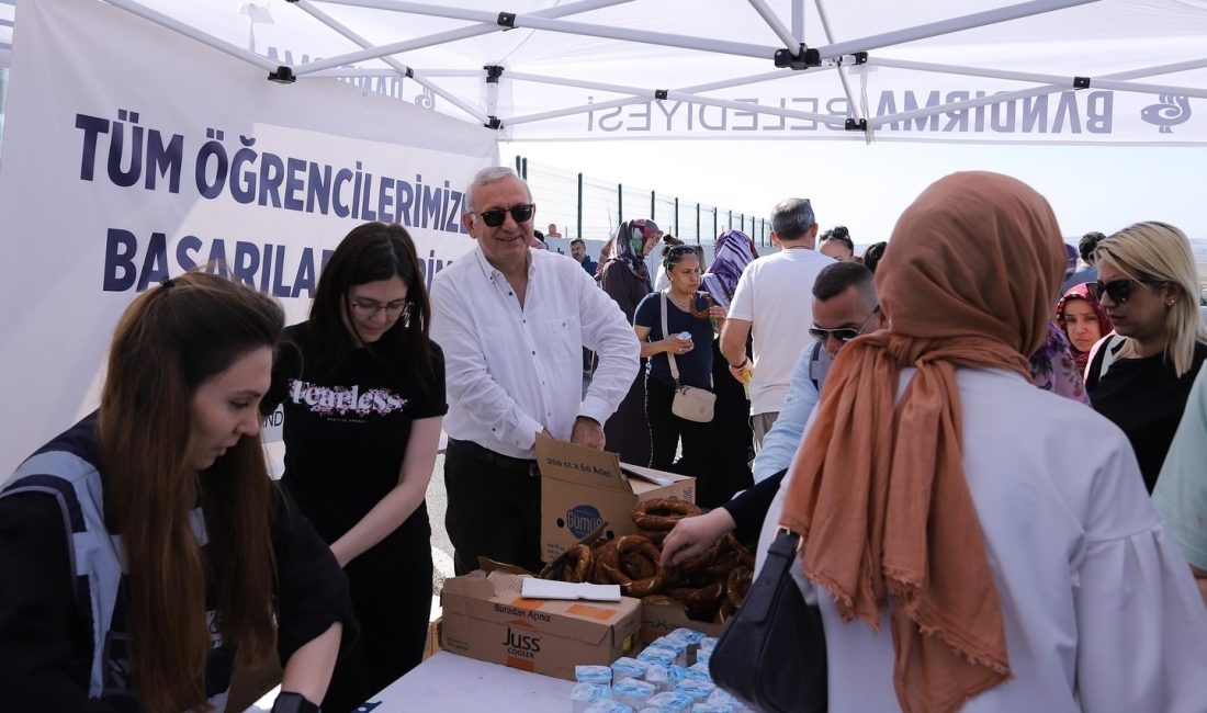 Bandırma Belediyesi tarafından Liselere Geçiş Sistemi (LGS) Sınavına girilecek olan