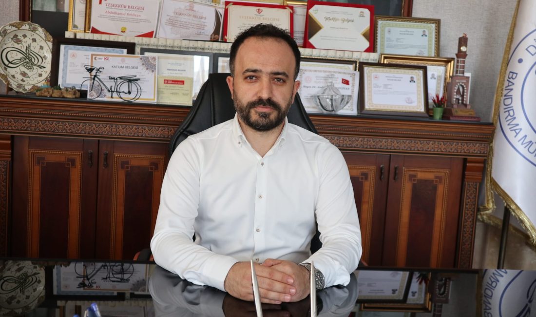 Bandırma’da Kurban Bayramı’nda imha çukurları açılacak Bandırma İlçe Müftü Vekili Tahsin Güleç, Kurban Bayramı öncesinde kurban