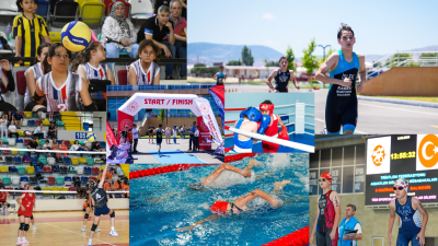 Balıkesir, hafta sonu yine sporcuları ve sporseverleri bir araya getirerek