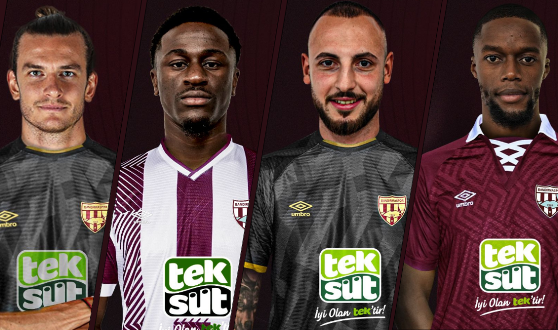 Bandırmaspor’da 4 yeni isim kadroda Bandırmaspor, transfer sezonunun başlaması ile birlikte 4 yeni isim ile