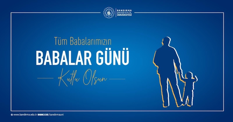 Rektör Boz’dan Babalar Günü mesajı 16 Haziran Babalar Günü dolayısıyla babaların gününü kutlayan BANÜ Rektörü