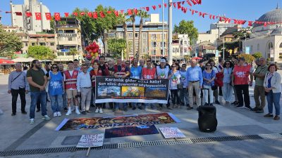 Gezi Parkı direnişi Bandırma Demokrasi Platformu tarafından 11’inci yıldönümünde Bandırma’da