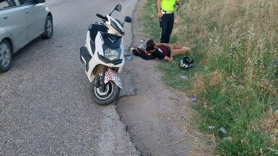 Erdek'te alkoll&uuml; olduğu iddia edilen motosiklet s&uuml;r&uuml;c&uuml;s&uuml; direksiyon hakimiyetini kaybederek